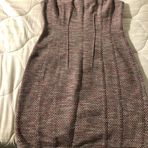 Theory Hourglass Tweed blue/pink/white work dress - Picture 6 of 12